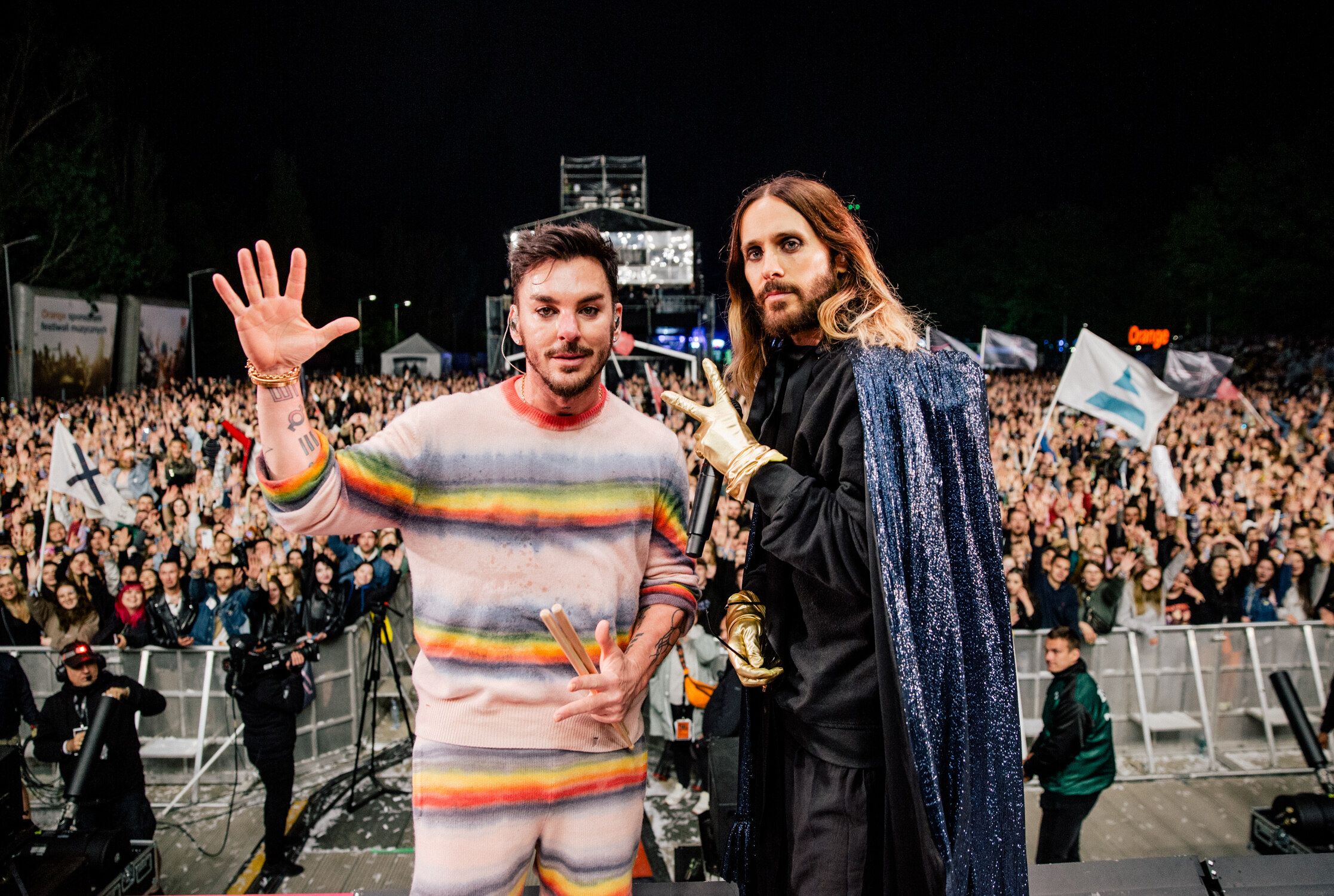 Zdjęcie z koncertu Thirty Seconds To Mars podczas zeszłorocznej edycji festiwalu